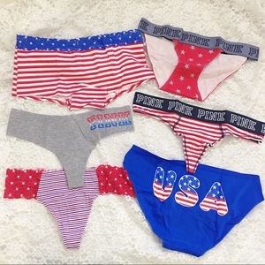 NWOT Victoria’s Secret PINK 6 panty set ✨ Medium